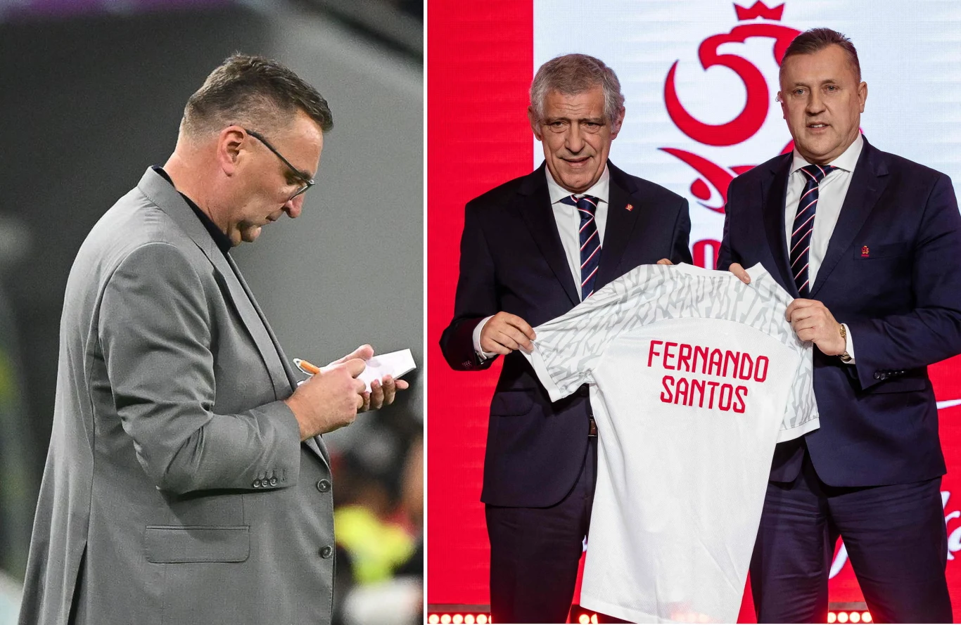 Czesław Michniewicz zarabiał 500 tys. euro rocznie za prowadzenie reprezentacji Polski. Choć kontrakt Fernando Santosa (w środku) jest znacznie wyższy, to w Portugalii i tak dostawał więcej. Prezes PZPN-u Cezary Kulesza okazał się być dobrym negocjatorem Czesław Michniewicz zarabiał 500 tys. euro rocznie za prowadzenie reprezentacji Polski. Choć kontrakt Fernando Santosa (w środku) jest znacznie wyższy, to w Portugalii i tak dostawał więcej. Prezes PZPN-u Cezary Kulesza okazał się być dobrym negocjatorem