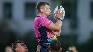 Władysław Grabowski z Ogniwa Sopot w meczu ze Skrą Warszawa