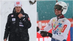 MŚ w skokach narciarskich w Planicy, Na zdjęciu trener polskich skoczków Thomas Thurnbichler oraz Piotr Żyła