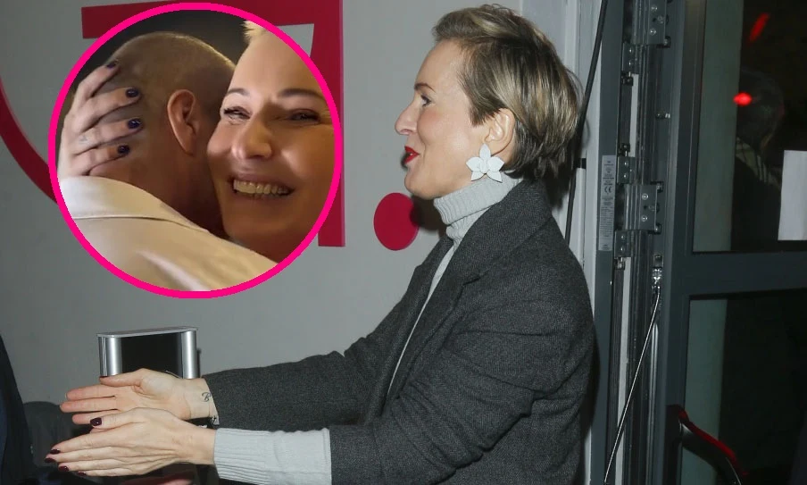 Paulina Smaszcz z partnerem Paulina Smaszcz z partnerem