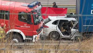 Wypadek porsche na S8. Zginęły trzy osoby