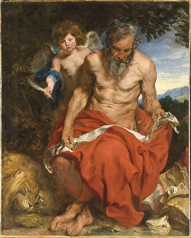 "Św. Hieronima z aniołem" "Św. Hieronima z aniołem"