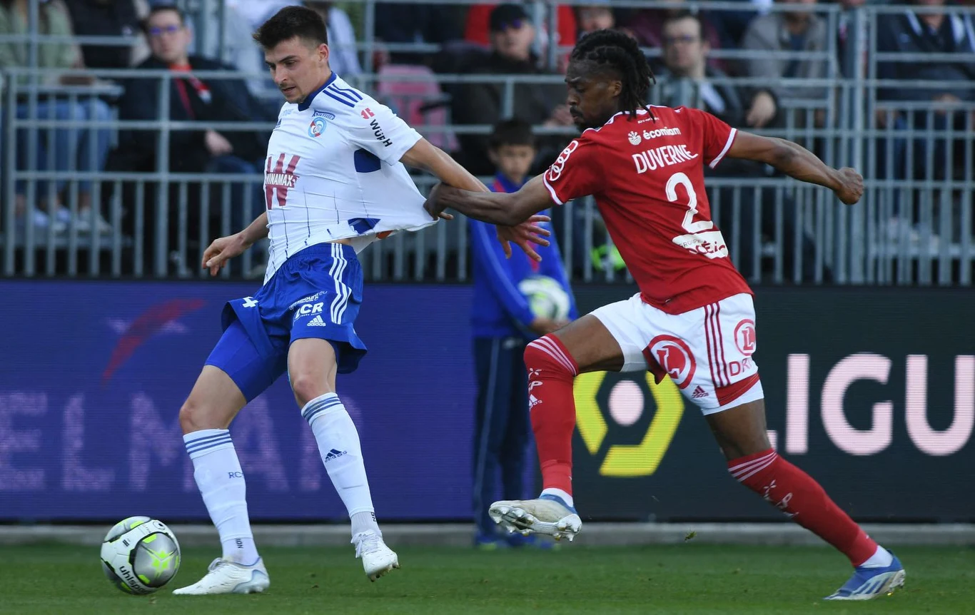 Karol Fila w szeregach RC Strasburg