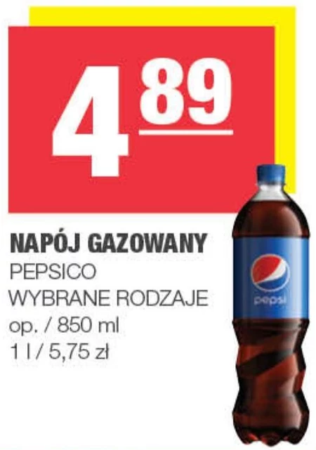 Pepsi-Cola Napój gazowany 0,85 l
