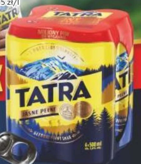 Tatra Piwo jasne pełne 4 x 500 ml