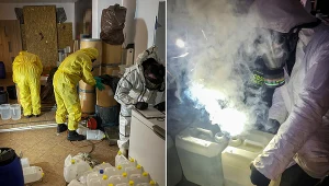 Wpadli podczas produkcji narkotyków