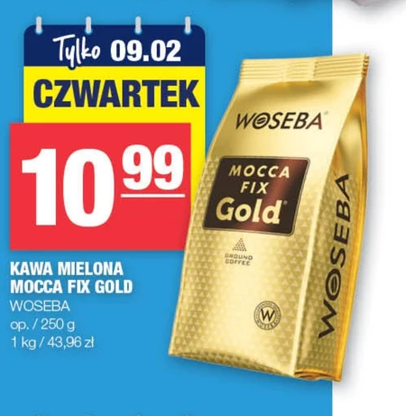 Woseba Mocca Fix Gold Kawa palona mielona 250 g