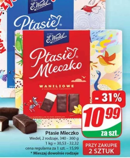 E. Wedel Ptasie Mleczko waniliowe 360 g
