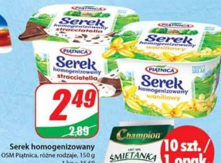 Piątnica Serek homogenizowany waniliowy 150 g