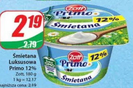 Zott Primo Śmietana 12 % 180 g