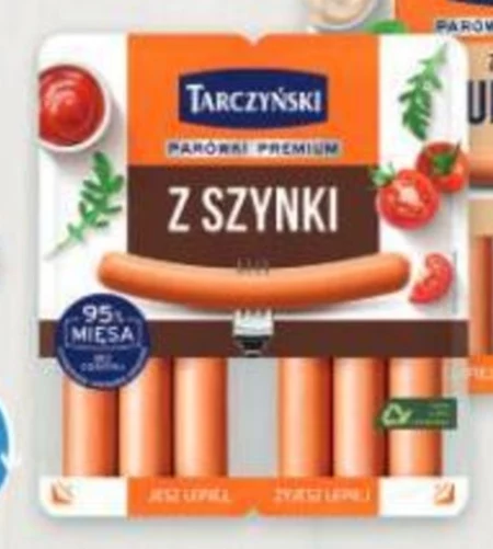 Tarczyński Parówki premium z szynki 220 g (2 x 110 g)