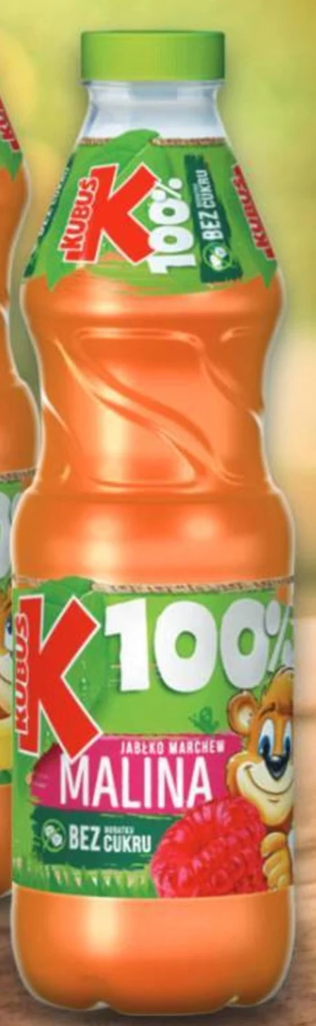 Kubuś 100% Sok jabłko marchew malina 850 ml