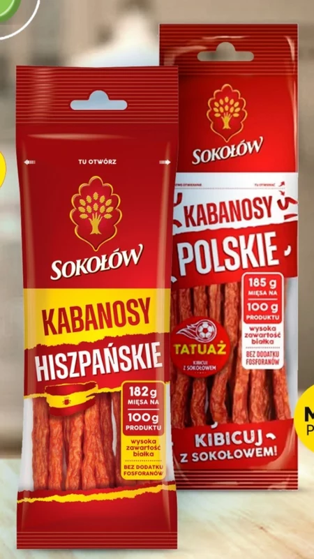 Kabanosy Sokołów