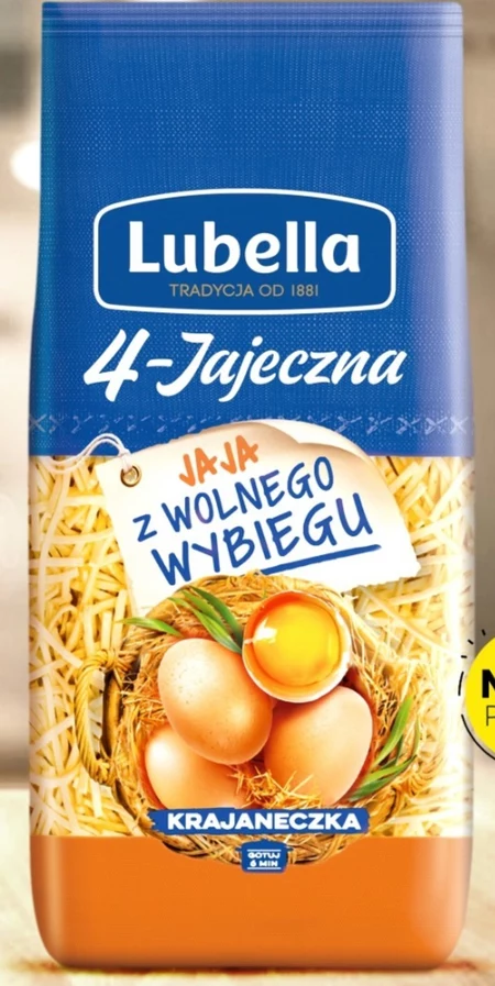 Lubella 4-Jajeczna Makaron krajaneczka 200 g