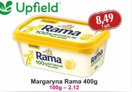 Rama Margaryna 100 % roślinna 450 g