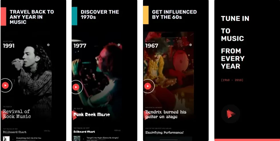 Gotowi na muzyczną podróż w czasie? Ściągnijcie aplikację Rewind.