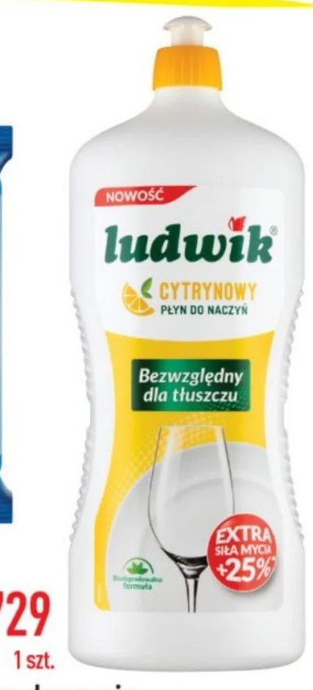 Ludwik Płyn do naczyń cytrynowy 1,35 kg