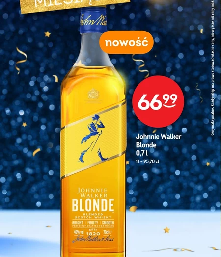 Johnnie Walker Blonde Blended Scotch Whisky 700 ml