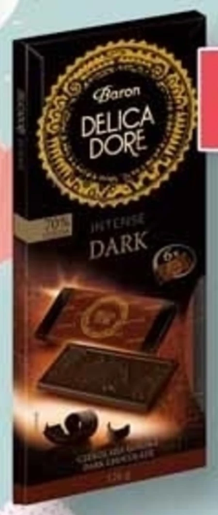 Baron Delicadore Intense Dark Czekolada gorzka 126 g (6 x 21 g)