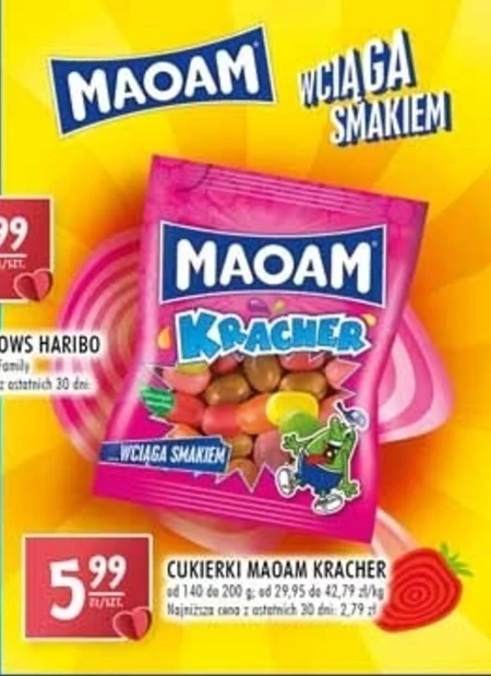 Maoam Kracher Guma rozpuszczalna 140 g