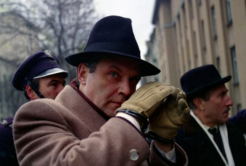 Leonard Pietraszak jako Gustaw Kramer w filmie "Vabank"