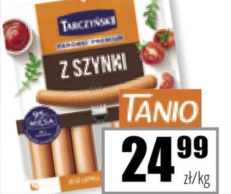 Tarczyński Parówki premium z szynki 220 g (2 x 110 g)