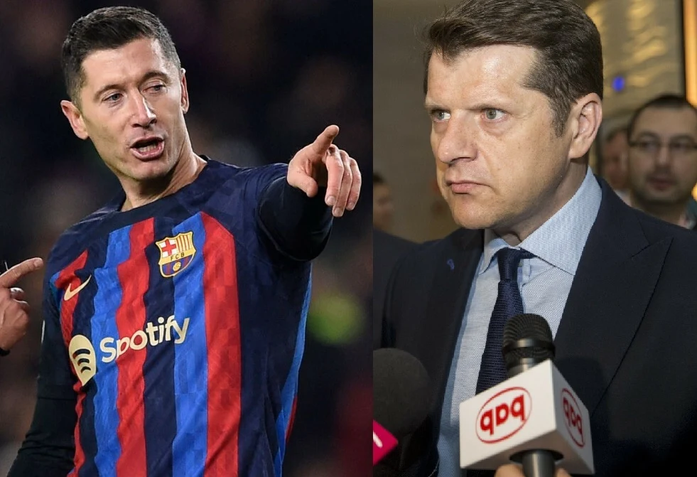 Robert Lewandowski i Cezary Kucharski