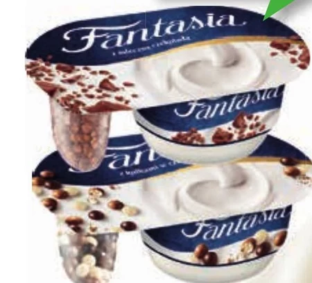 Fantasia Jogurt kremowy ze zbożowymi kulkami kokosowymi 98 g