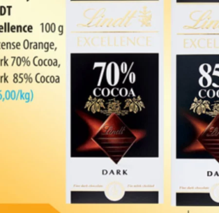 Lindt Excellence 70 % Cocoa Czekolada gorzka 100 g
