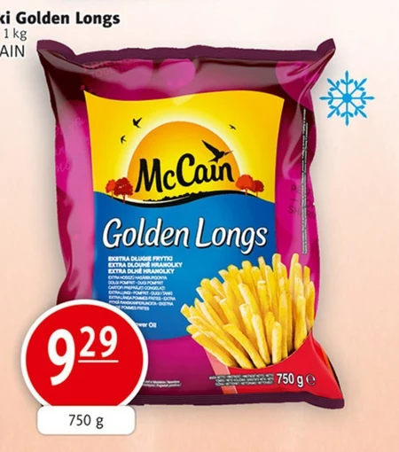 McCain JAF Express Szybkie frytki do piekarnika 500 g