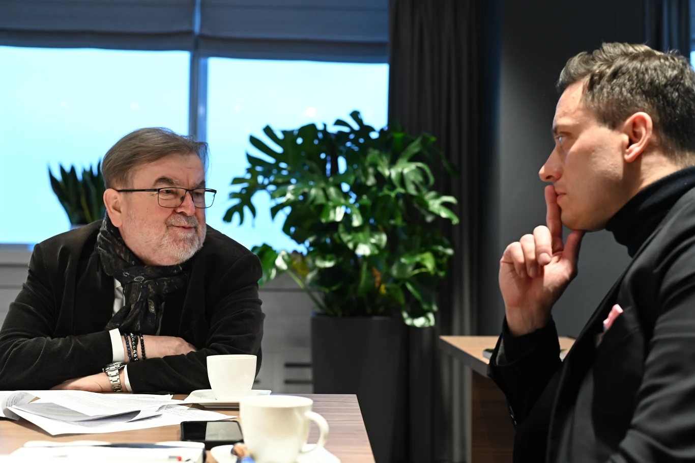 Edward Miszczak, Dyrektor Programowy Polsatu i i Piotr Witwicki, redaktor naczelny Interii Edward Miszczak, Dyrektor Programowy Polsatu i i Piotr Witwicki, redaktor naczelny Interii