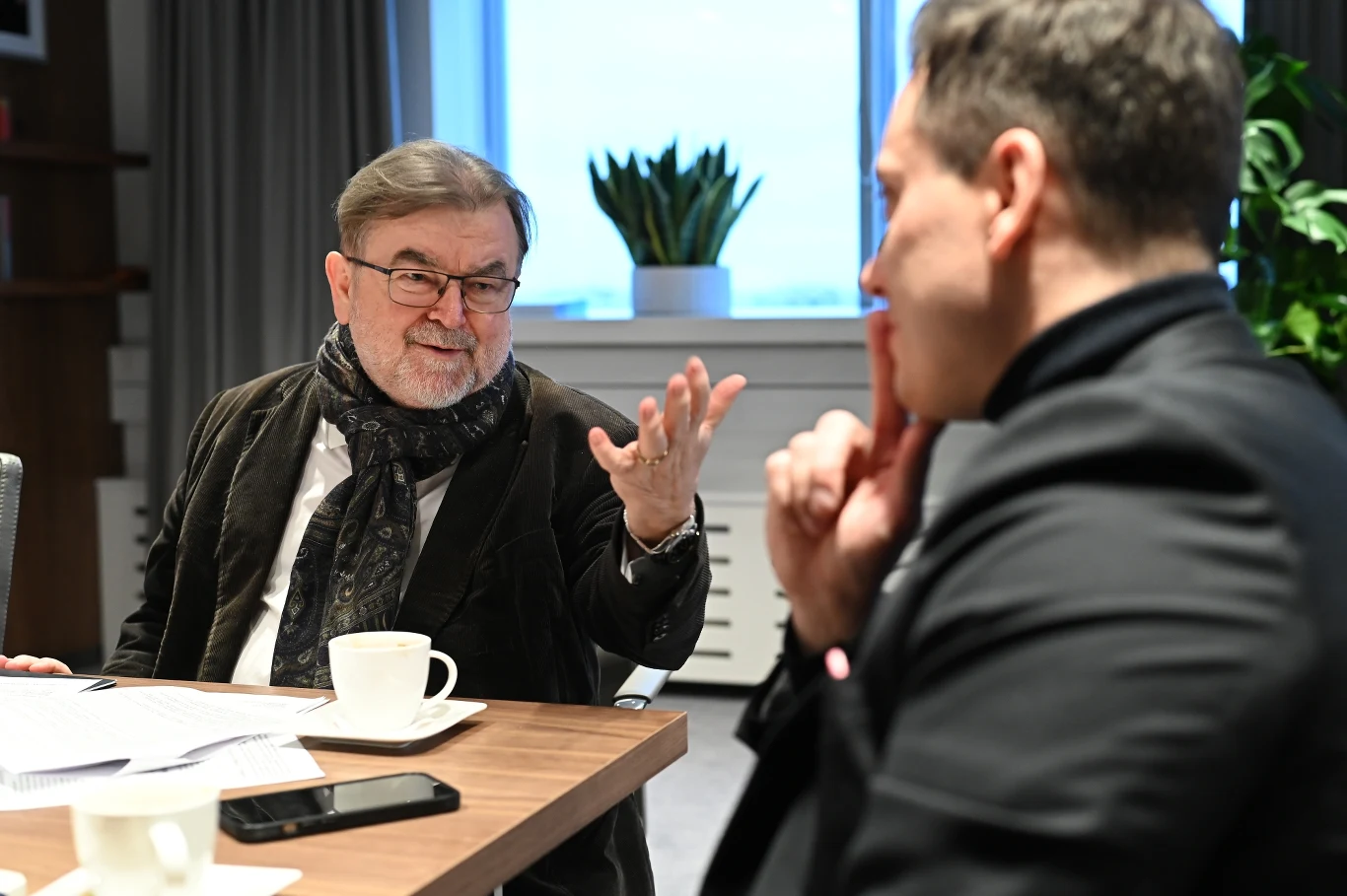 Edward Miszczak, Dyrektor Programowy Polsatu i Piotr Witwicki, redaktor naczelny Interii Edward Miszczak, Dyrektor Programowy Polsatu i Piotr Witwicki, redaktor naczelny Interii
