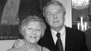 Leonard Pietraszak z żoną Wandą