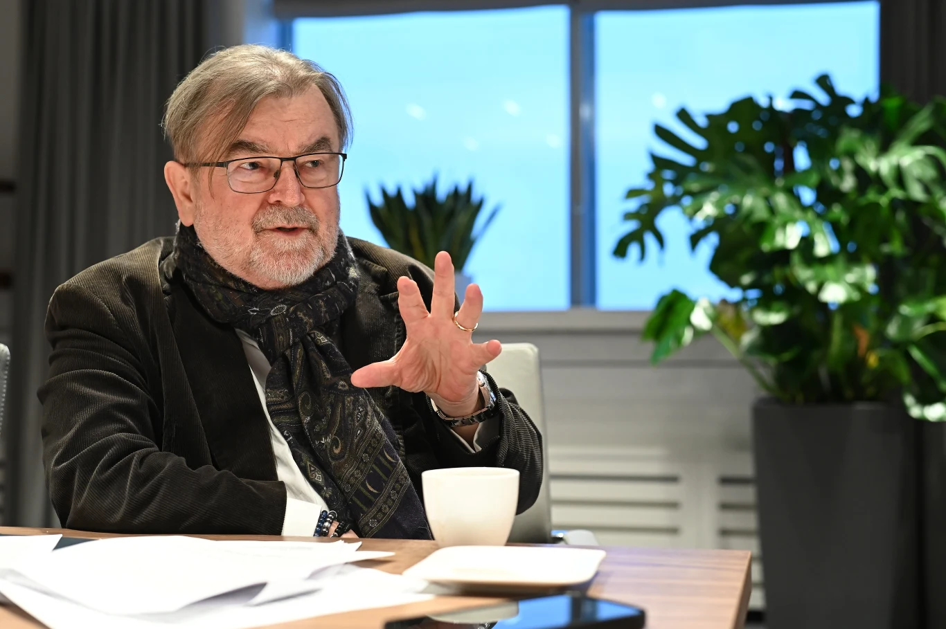 Edward Miszczak podczas rozmowy z Interią Edward Miszczak podczas rozmowy z Interią