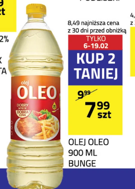 Oleo Olej rzepakowy 0,9 l