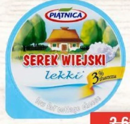 Piątnica Serek wiejski lekki 150 g