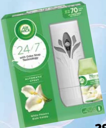Air Wick Automatyczny odświeżacz powietrza i wkład białe kwiaty 250 ml