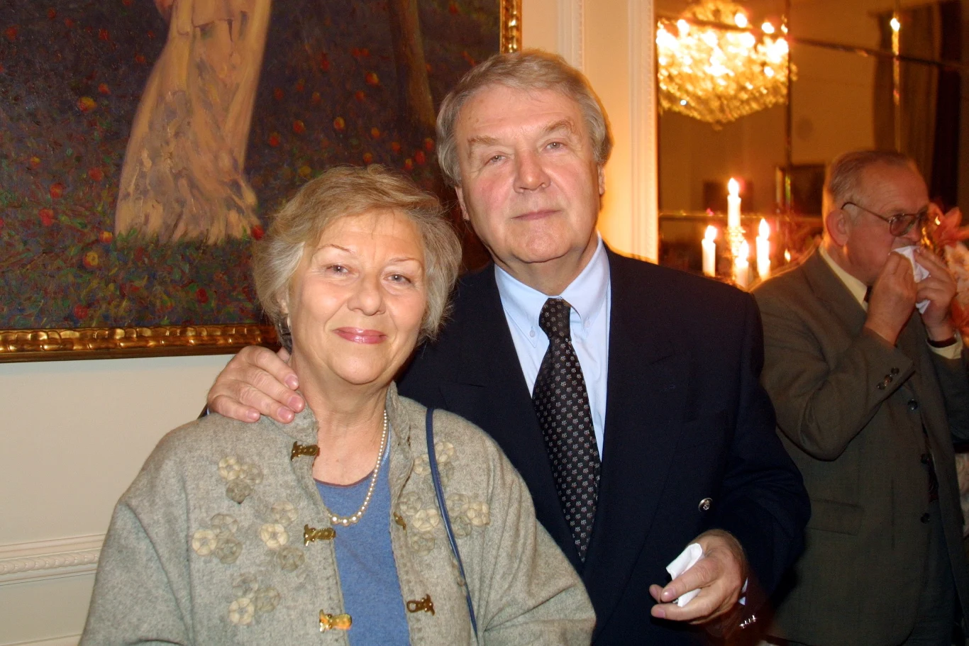 Leonard Pietraszak z żoną Wandą Majerówną