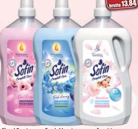 Sofin Complete Care Sensitive Skoncentrowany płyn do płukania 1,8 l (72 prania)