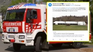 Niemcy: Nieznani sprawcy podpalili namiot dla uchodźców z Ukrainy