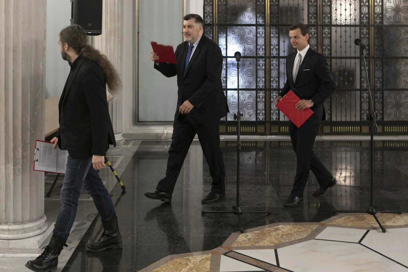 Trzech buntowników: Dobromir Sośnierz, Artur Dziambor, Jakub Kulesza