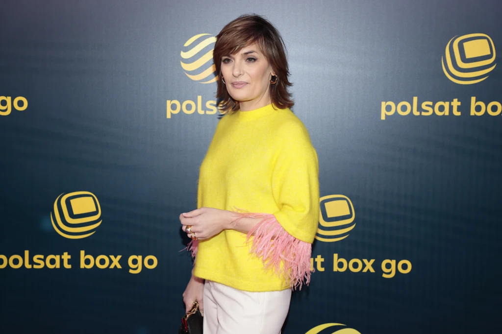 Dorota Gawryluk na premierze wiosennej ramówki Polsatu Dorota Gawryluk na premierze wiosennej ramówki Polsatu