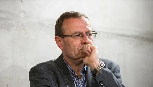 Antoni Dudek, wieczór autorski Cezarego Kazmierczaka poświęcony książce: Mur beton 1982 - wspomnienia z wiezien PRL 1981-1982