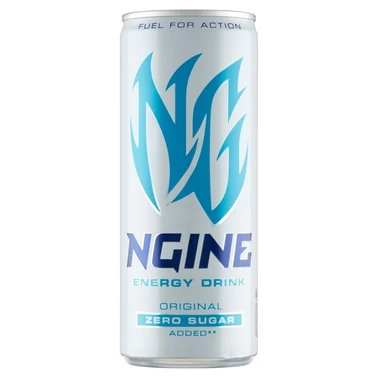 Ngine Original Zero Sugar Gazowany napój energetyzujący 250 ml - 1
