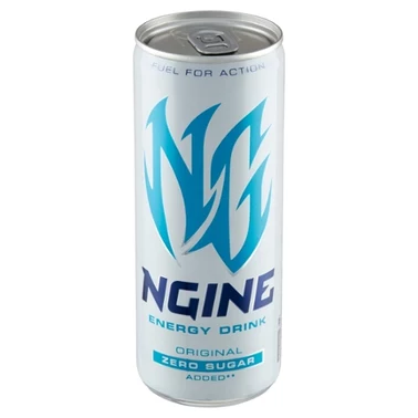 Ngine Original Zero Sugar Gazowany napój energetyzujący 250 ml - 0