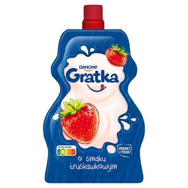 Gratka Deser o smaku truskawkowym 65 g - 1