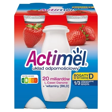 Actimel Napój jogurtowy o smaku truskawkowym 400 g (4 x 100 g) - 2
