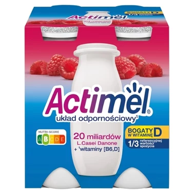 Actimel Napój jogurtowy o smaku malinowym 400 g (4 x 100 g) - 2