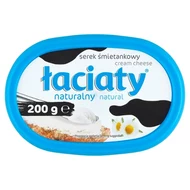 Łaciaty Serek śmietankowy naturalny 200 g