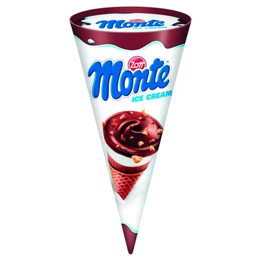 Zott Monte Lody śmietankowe i lody czekoladowo-orzechowe z sosem czekoladowo-orzechowym 120 ml - 2